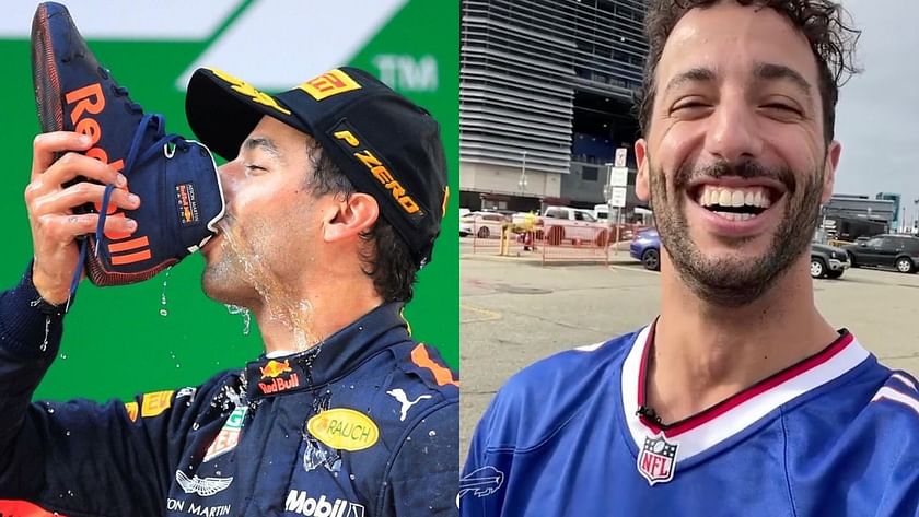 Taking F1 Star Daniel Ricciardo On The Field Pregame With Josh Allen