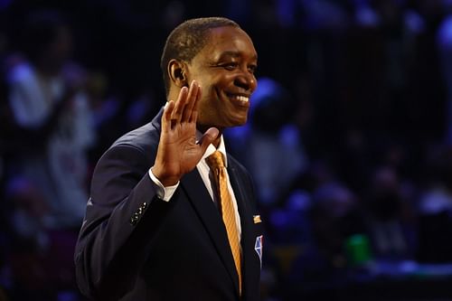 Isiah Thomas at the 2022 NBA All-Star Game