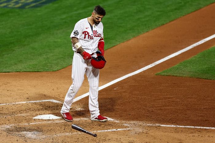 Recharged after the offseason, Phillies right fielder Nick Castellanos  works to regain his power