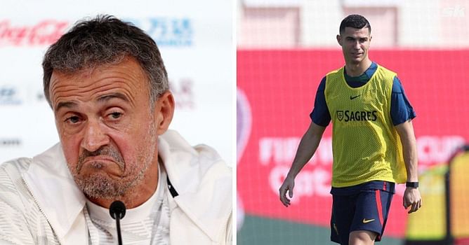 "I've seen him now at dinner" - Luis Enrique opens up on Portugal captain Cristiano Ronaldo leaving Manchester United