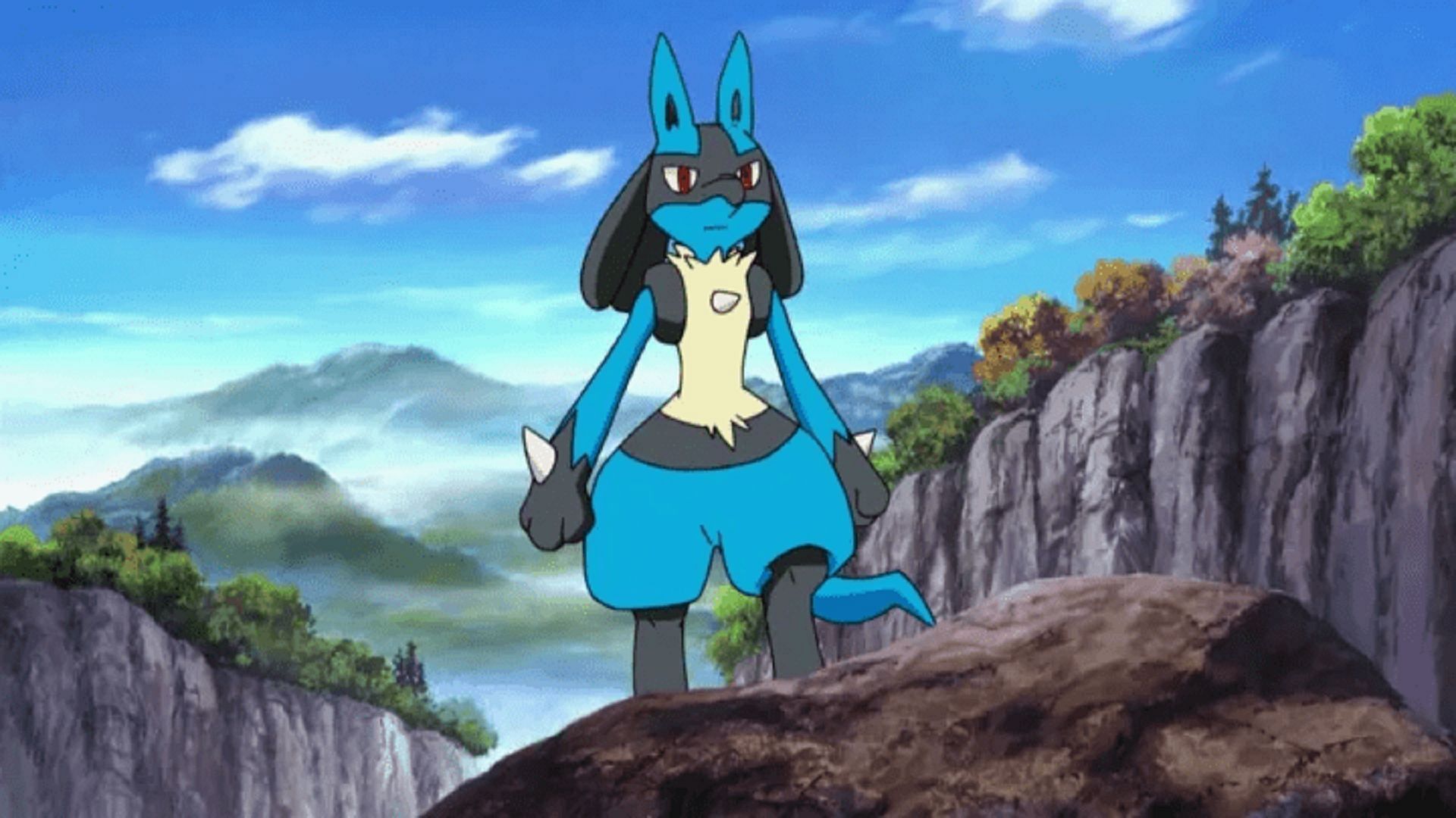 Masterful Fighting-types like Lucario can give Ursaring a tough time in Pokemon GO (Image via The Pokemon Company)