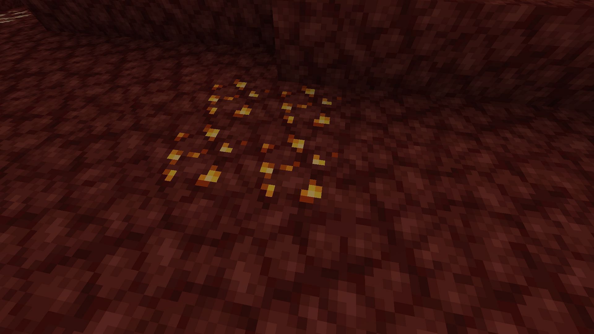 Nether Gold ores drop gold ingots in Minecraft (Image via Mojang)