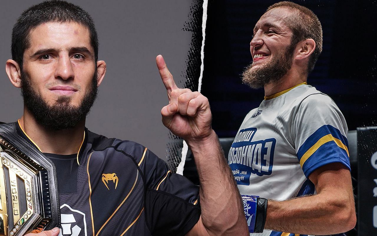 Islam Makhachev (L) believes nothing can stop Saygid Izagakhmaev (R) from becoming a world champion. | [Photo: ONE Championship]