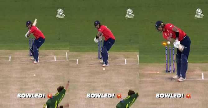 T20 World Cup 2022: [WATCH] Shaheen Afridi cleans up Alex Hales with a beauty in Pakistan vs England final