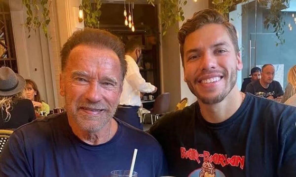 Arnold Schwarzenegger and his son, Joseph Baena (Image via Instagram/ @schwarzenegger)