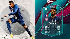 FIFA 23 leaks reveal Kingsley Coman appearing as a World Cup Star item in the game