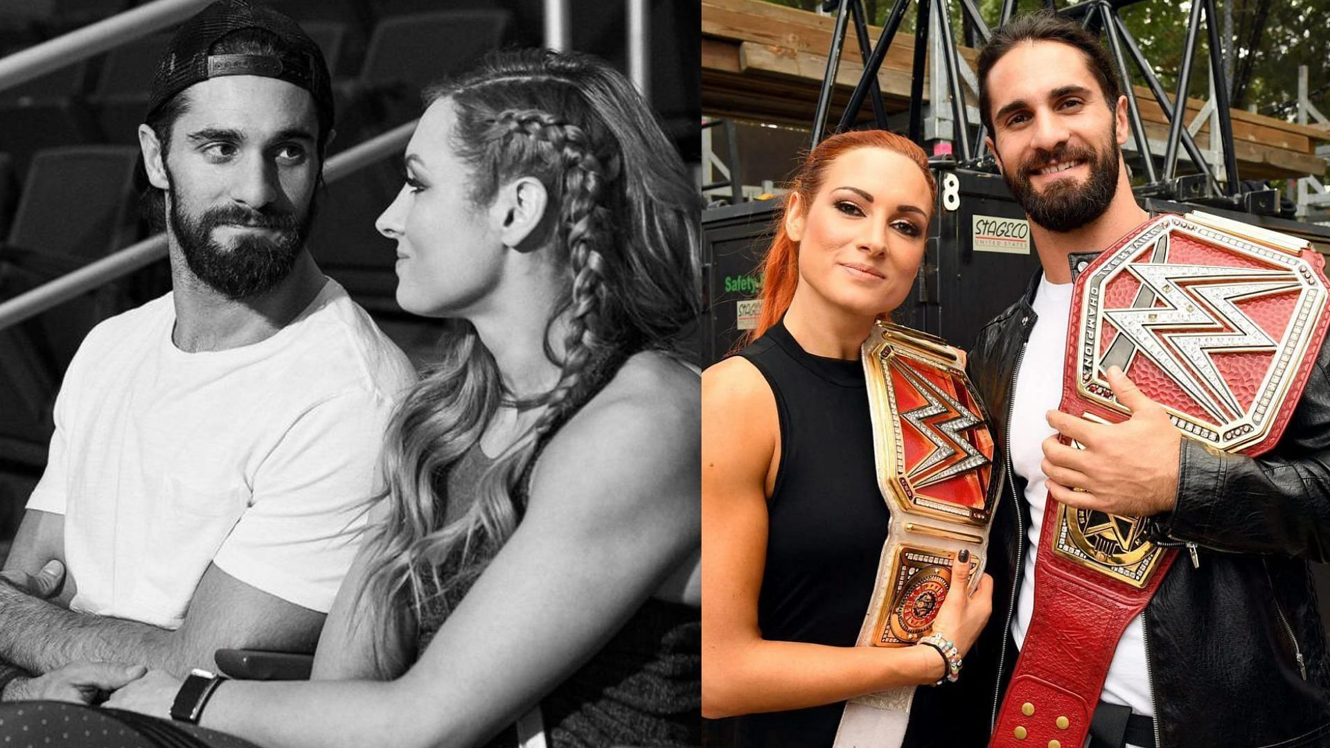 WWE couple, Becky Lynch and Seth Rollins