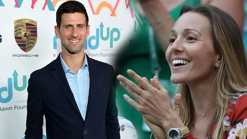 Novak Djokovic's wife Jelena reacts to his incredible semifinal win over  Stefanos Tsitsipas in the Paris Masters