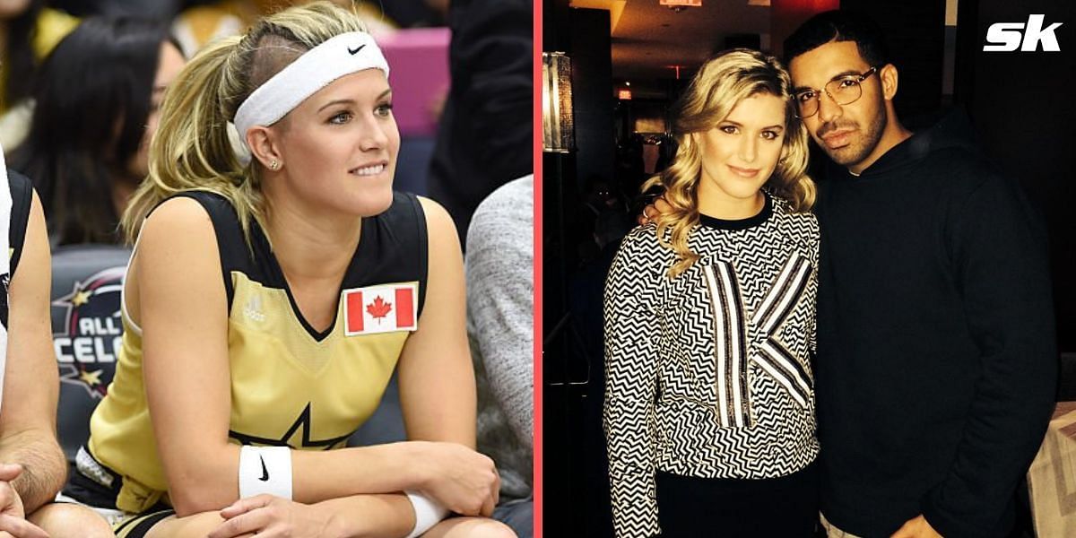 Rapper Drake sidelined Eugenie Bouchard at an NBA game