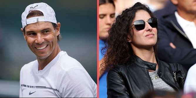 Rafael Nadal and wife Maria Francisca Perello spotted taking walk with infant son