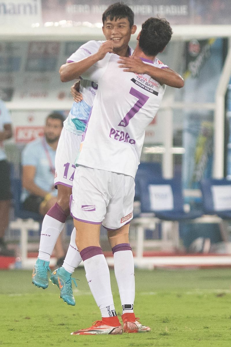 Jerry and Pedro two substitutes of OFC got their name on the scoresheet (Image courtesy: ISL Media)