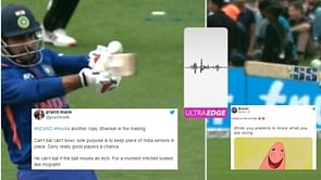 "Another Vijay Shankar in the making" - Fans troll Deepak Hooda for another failure for India in 3rd ODI vs NZ