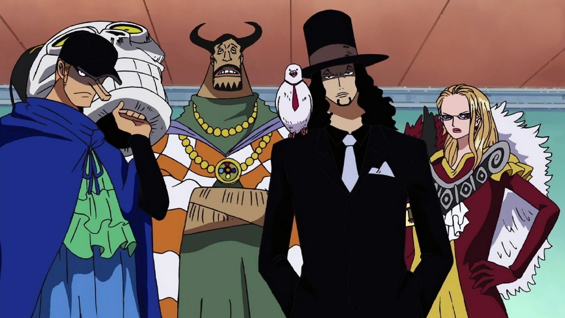 Fukuro, a CP9 agent, measured the basic physical capabilities of his colleagues through the Doriki (Image via Toei Animation, One Piece)