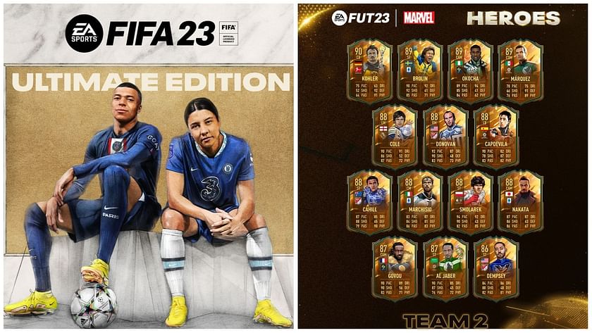 The Icons & Heroes of FIFA 23 Ultimate Team