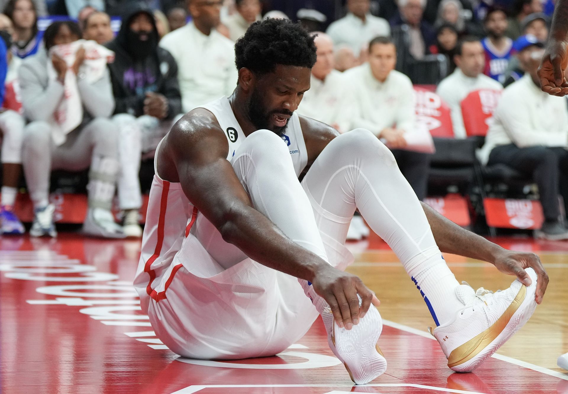 Joel Embiid will miss his third straight game due to a left mid-foot sprain.