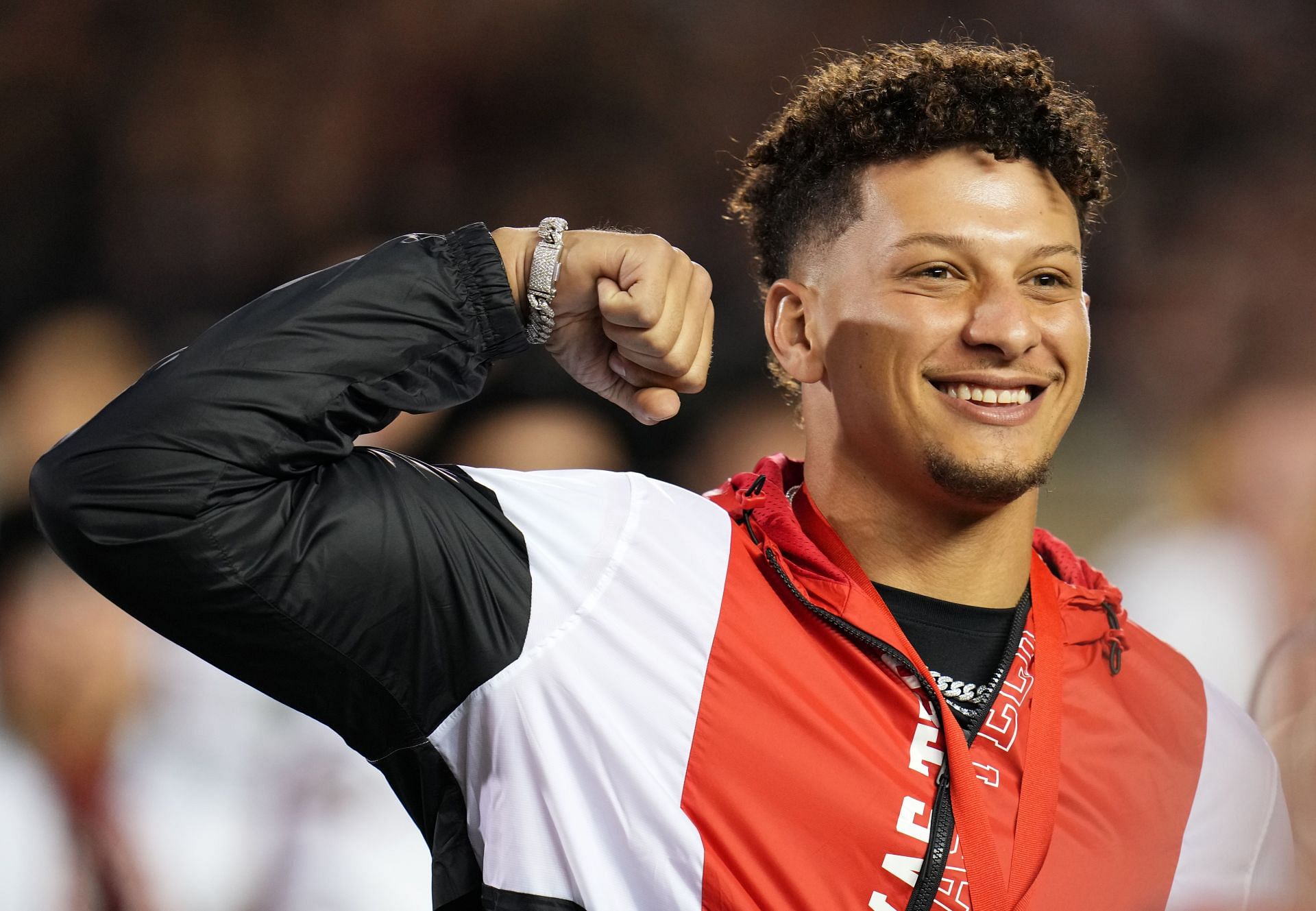 Kansas City Chiefs quarterback Patrick Mahomes is at the height of