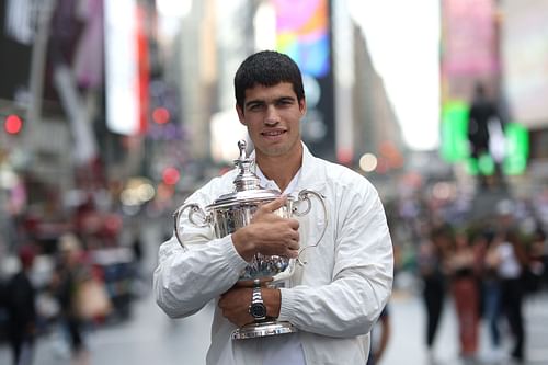 Carlos Alcaraz won the US Open this year.