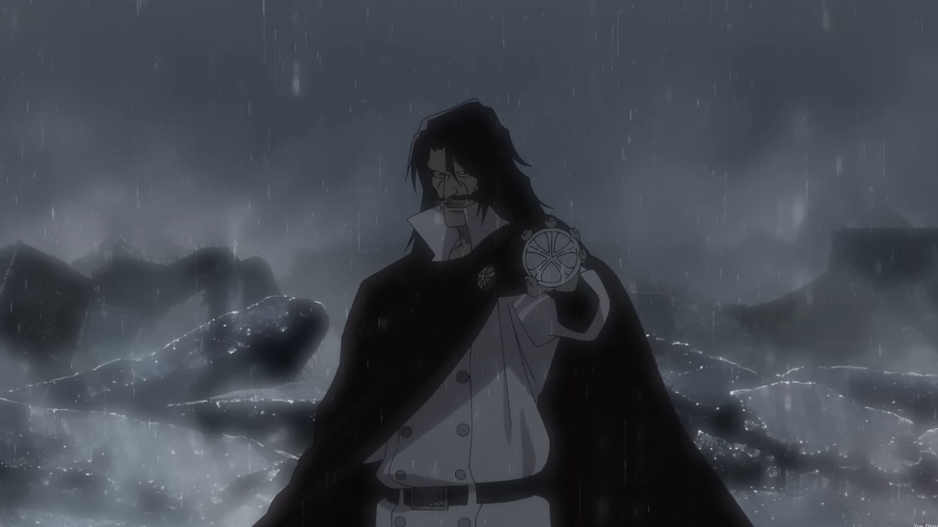 Yhwach after stealing Yamamoto&#039;s Bankai (Image via Studio Pierrot)