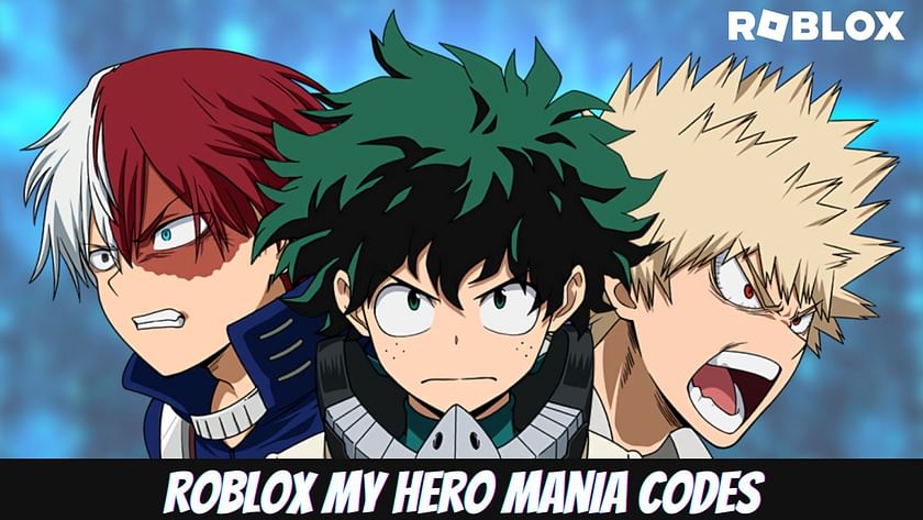 My Hero Mania codes in Roblox: Free spins (November 2022)