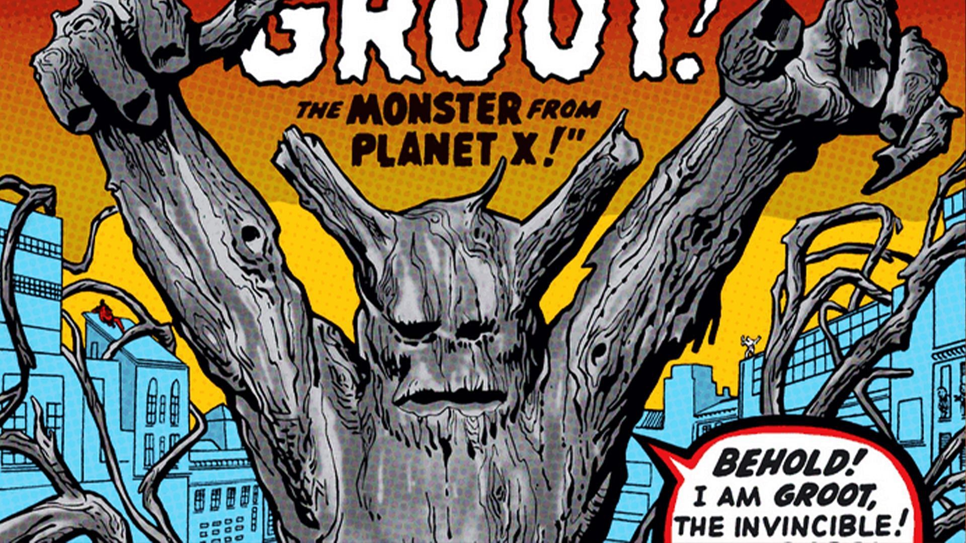 Initial rendition of Groot as a villain (Image via Marvel)