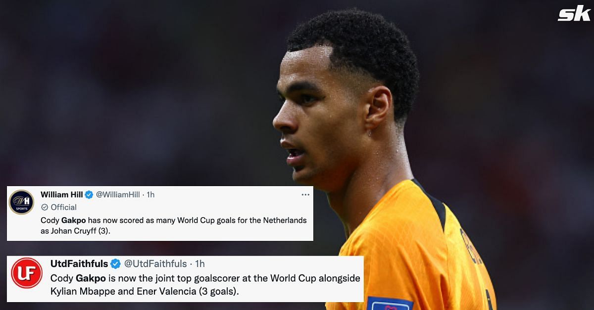 Twitter erupted as cody Gakpo fired the Netherlands to the knockout stages of the 2022 FIFA World Cup