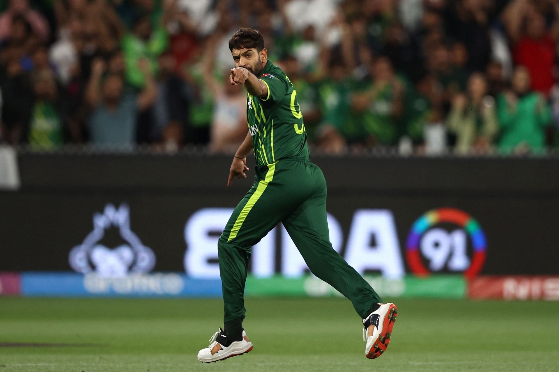 Haris Rauf has been highly consistent for Pakistan in T20Is. Pic: Getty Images
