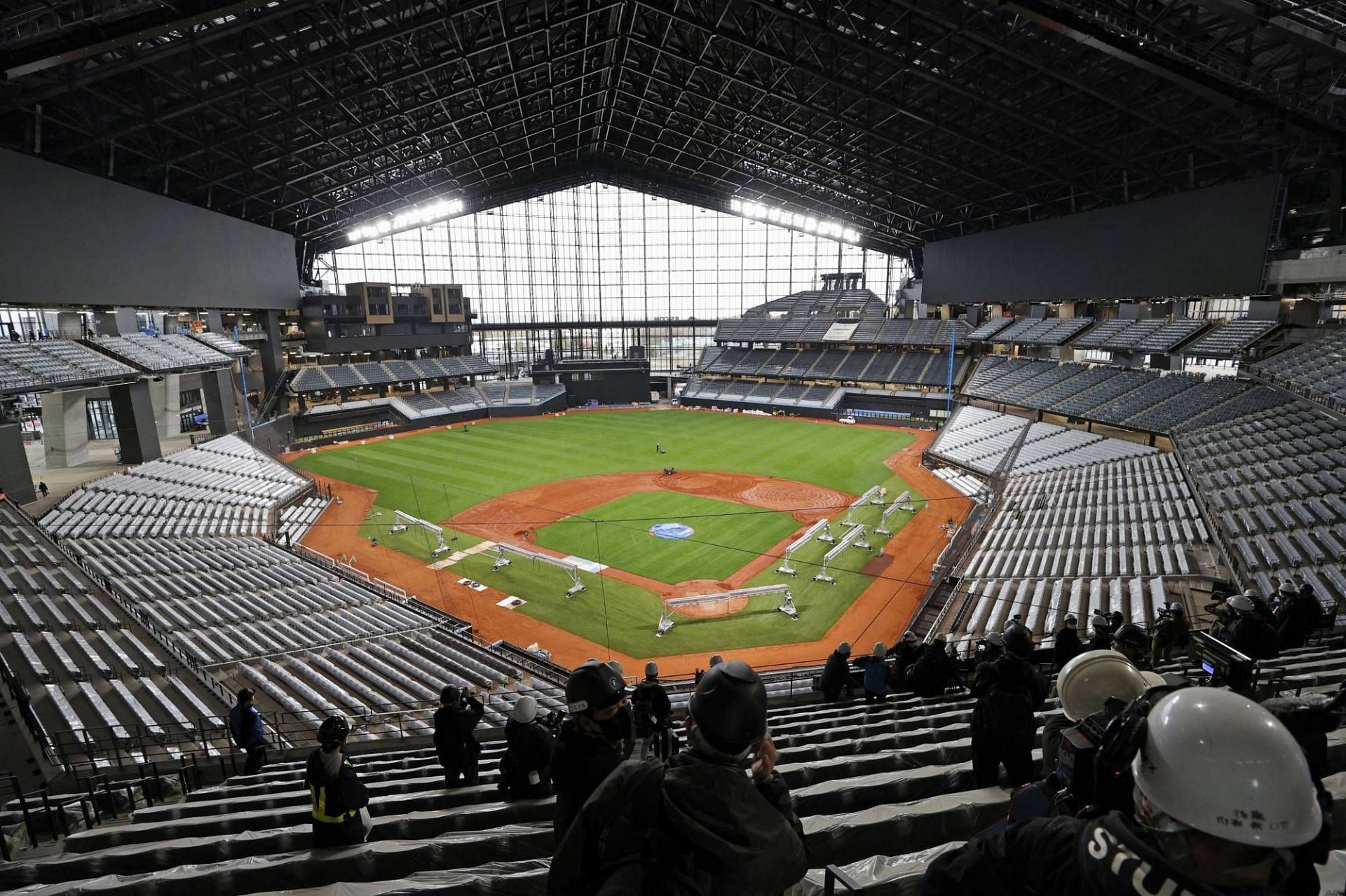 ES CON Field, the new home of the Hokkaido Nippon-Ham Fighters (Image from Kyodo)