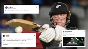 "One of the few reasons why Finn Allen does not start for RCB!" - Twitter reacts as the opening batter perishes to left-arm pace yet again in 3rd T20I