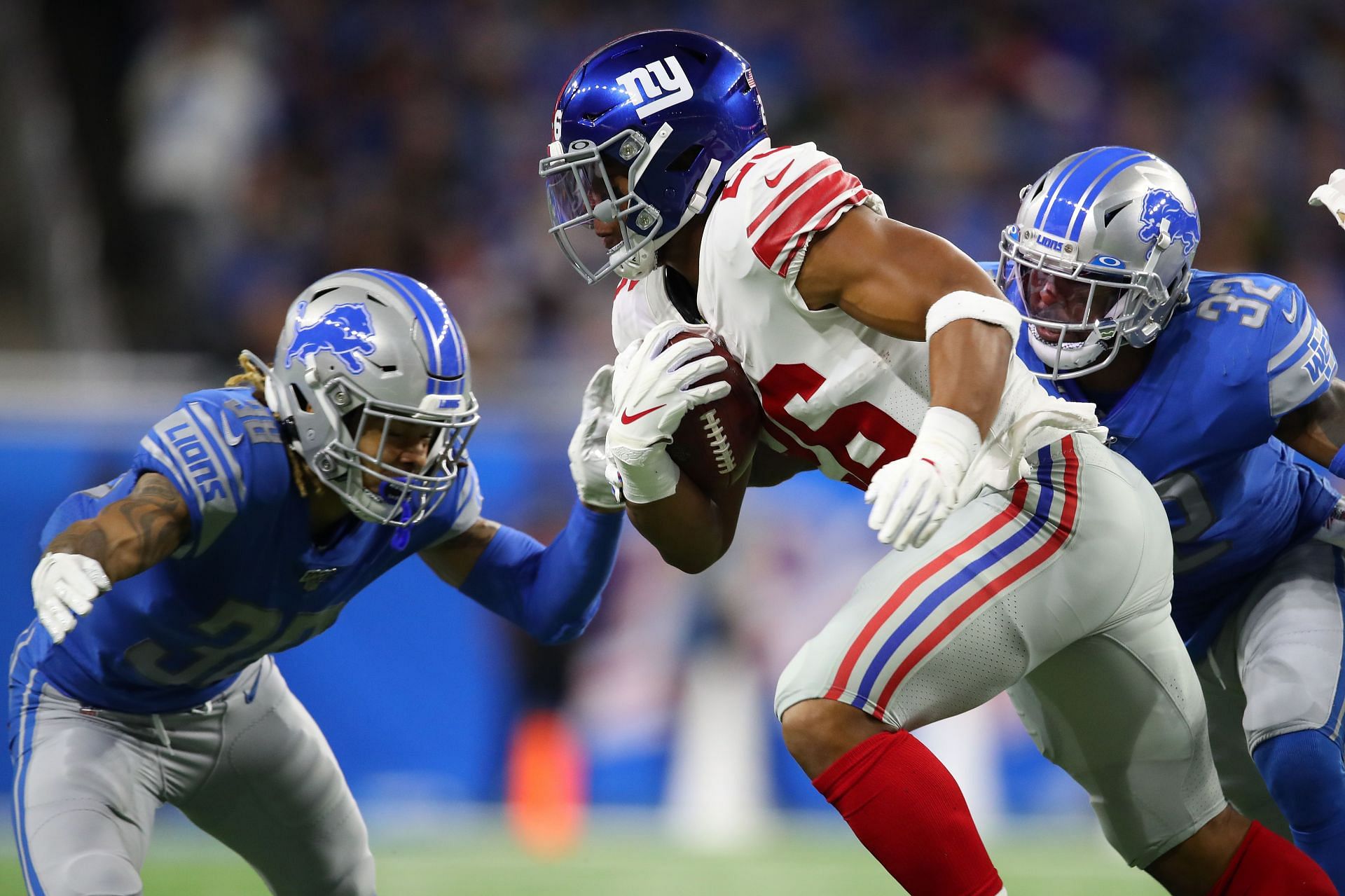 Giants lions preseason score final second game gregory shamus getty