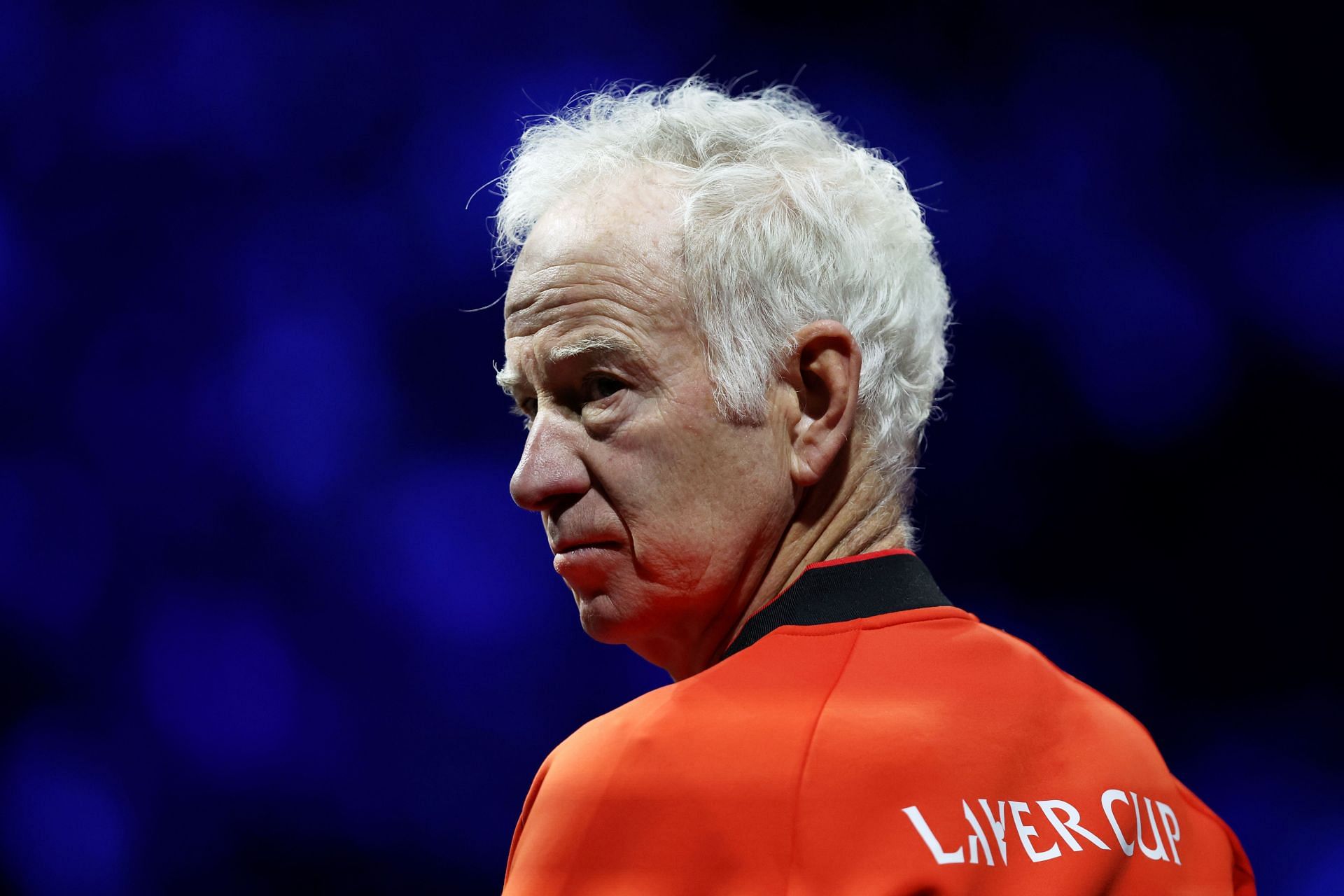 John McEnroe at the Laver Cup 2022 - Day Three.