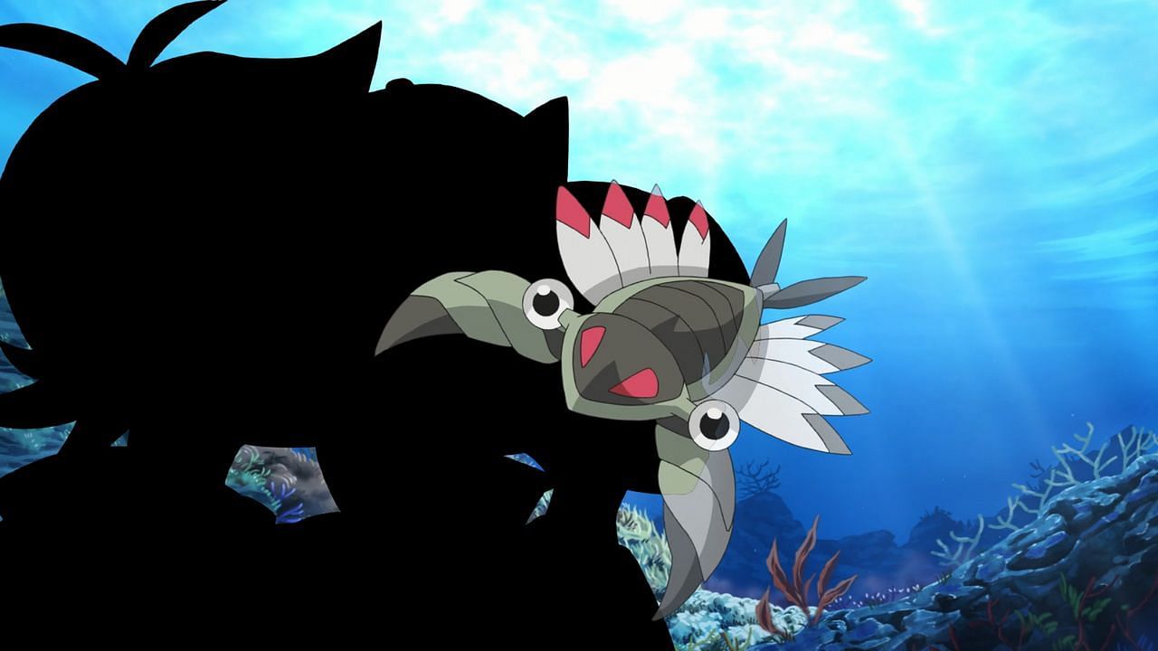 Anorith as it appears in the anime (Image via The Pokemon Company)