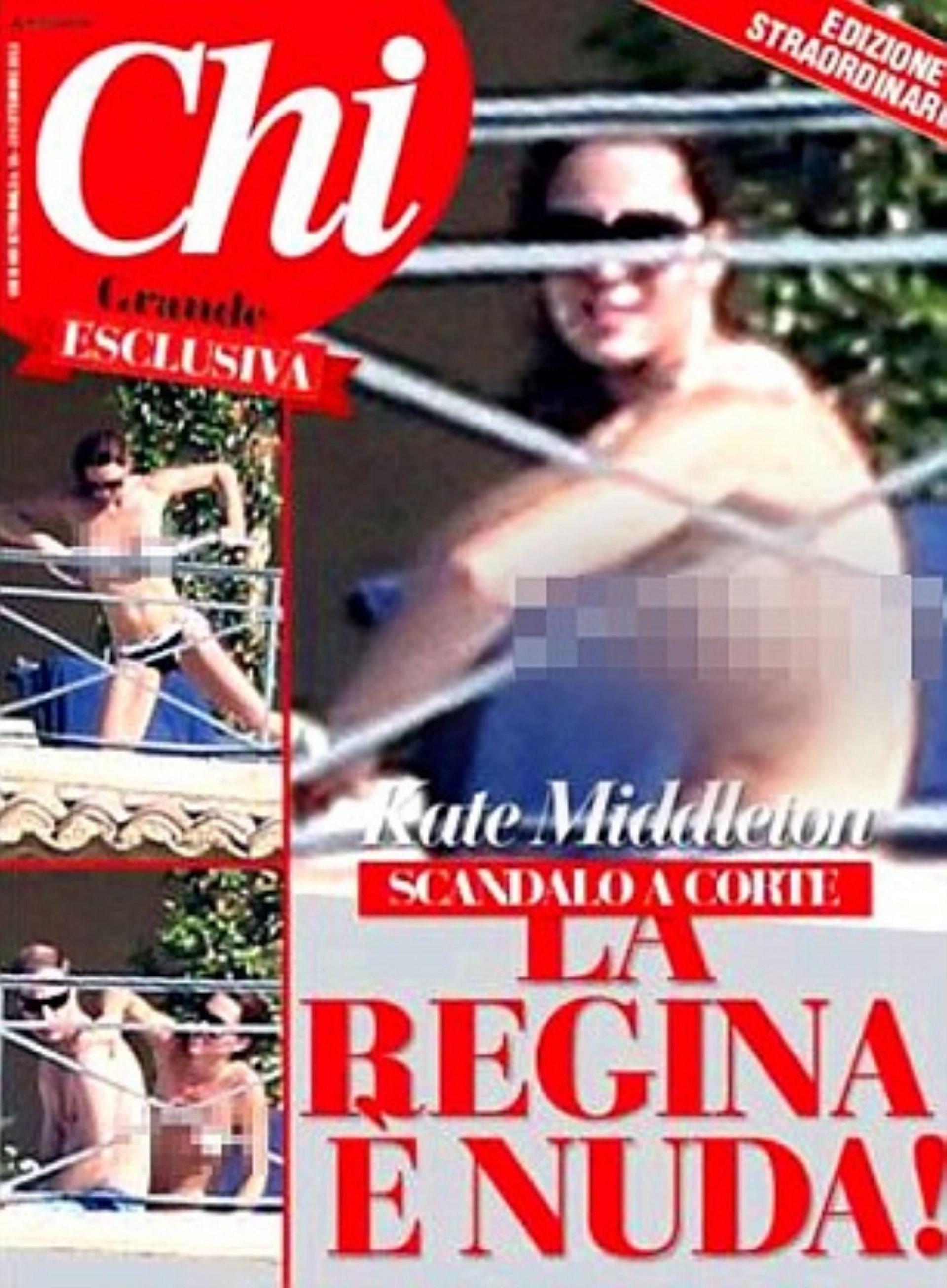 Kate Middleton&#039;s topless picture was published in the French tabloid, Closer (Image via Closer)