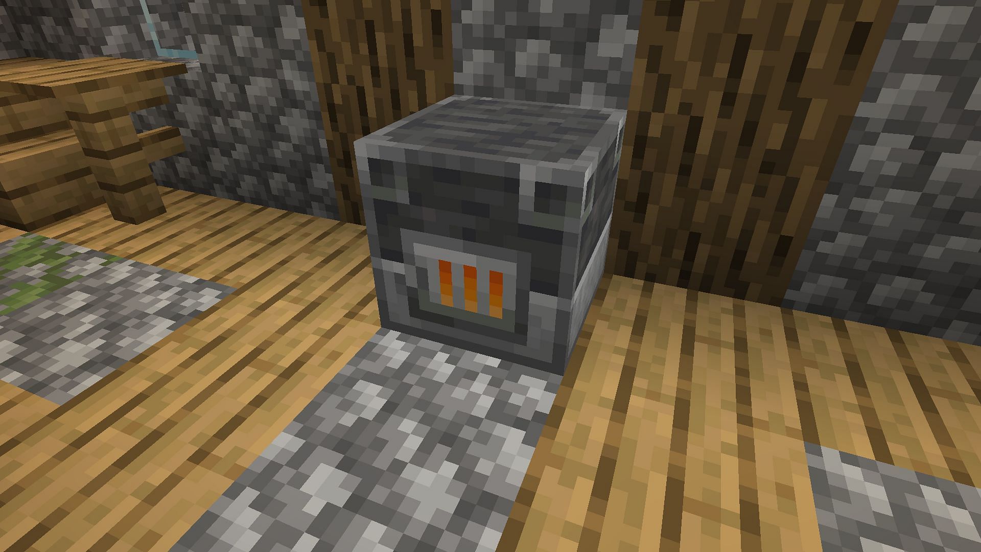 The Lit Blast Furnace block emits a light level of 13 in the game (Image via Mojang)