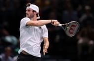 Tommy Paul at the 2022 Paris Masters.