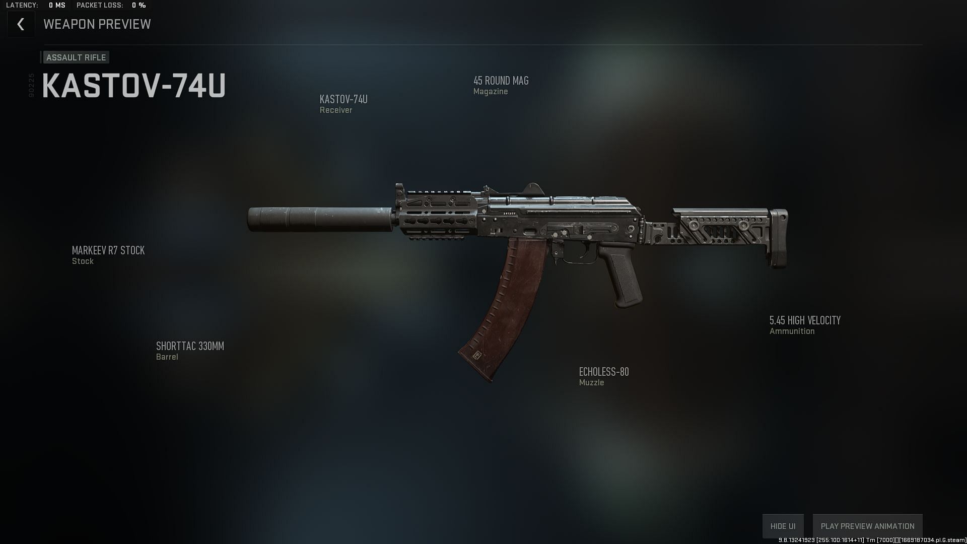 Best attachments for the Kastov-74U in Warzone 2 (Image via Activision)