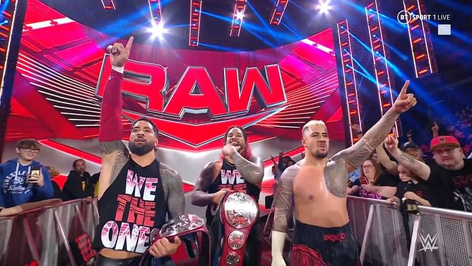 The Bloodline defeat former champions on RAW following their victory at WWE Crown Jewel