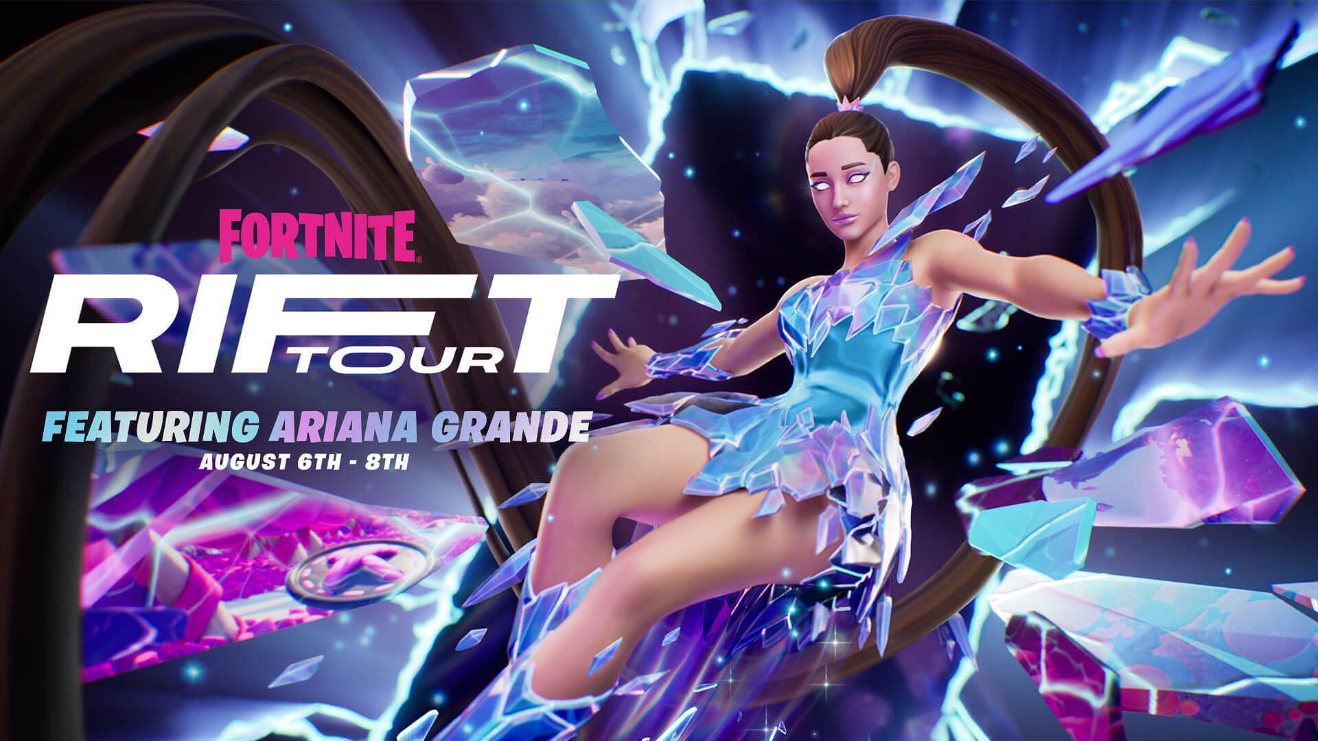 Ariana Grande Rift Tour concert (Image via Epic Games)