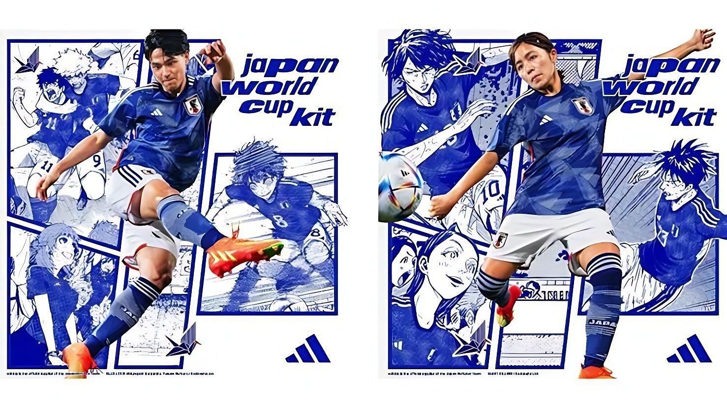 The key visuals released by the Japanese National Team ( Image via Adidas&#039;s official site)
