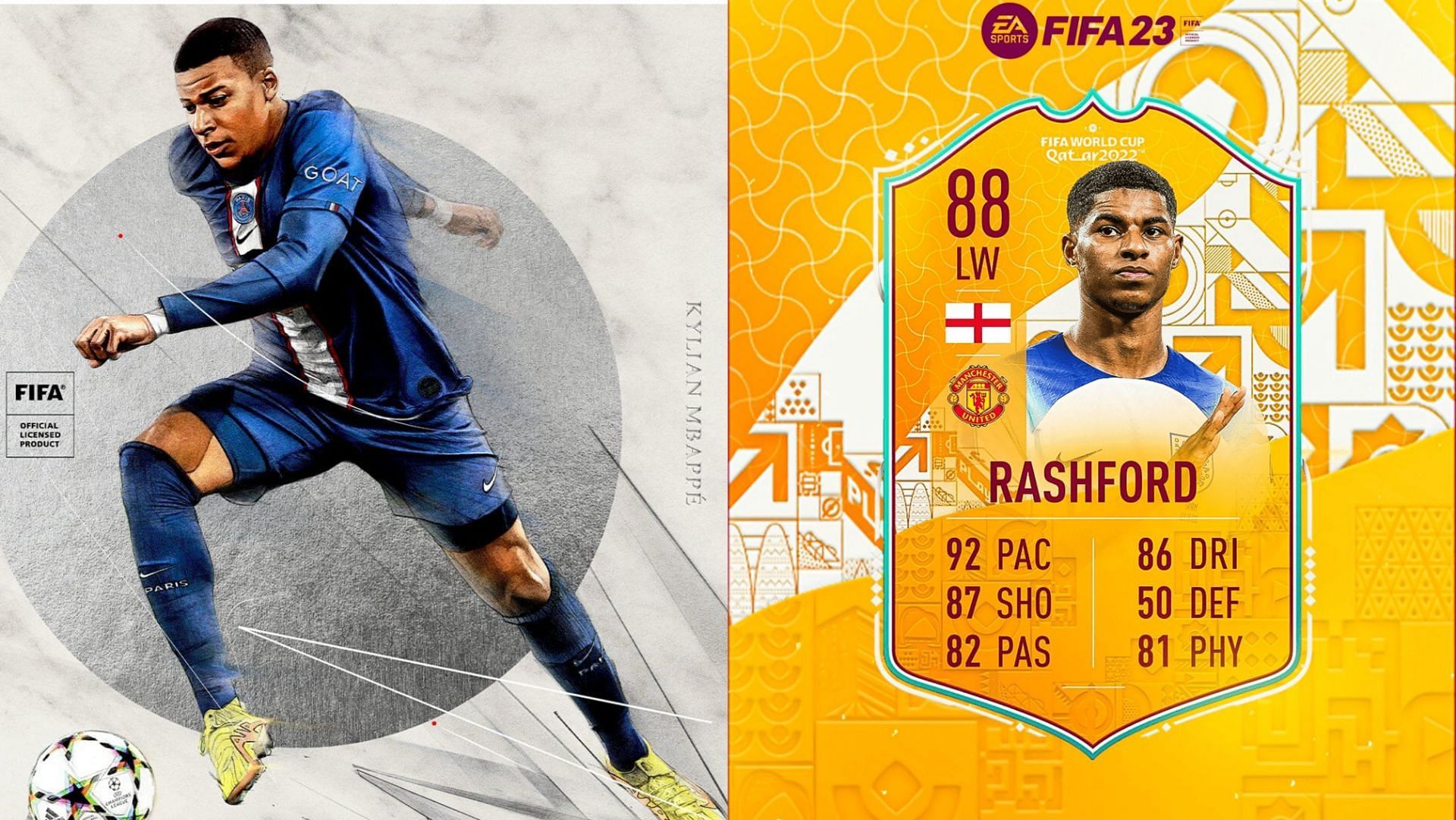 A new FUT World Cup Stories card has been leaked online (Images via EA Sports, Twitter/FUT Sheriff)