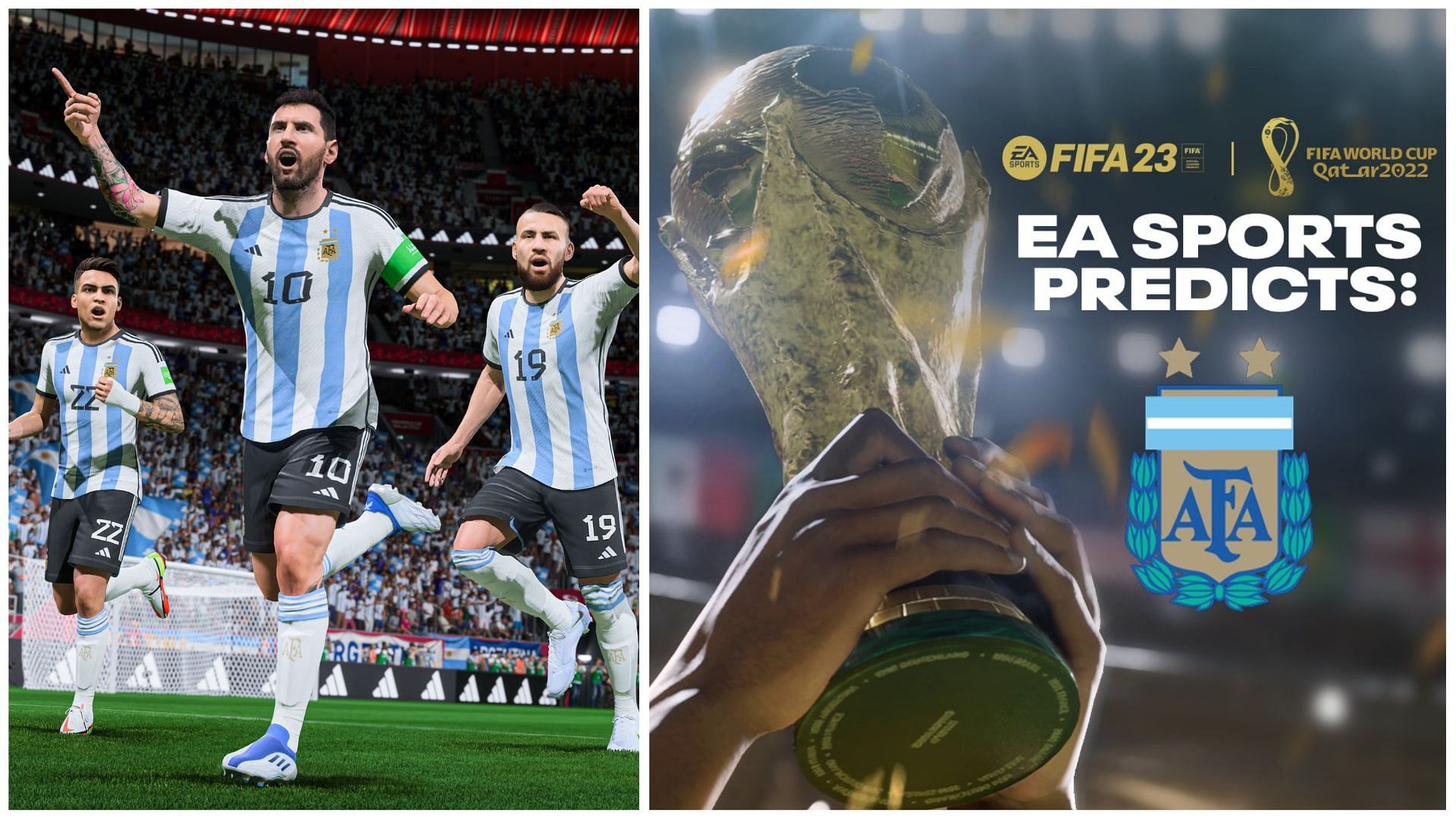 Fans have reacted to EA Sports World Cup prediction (Images via EA Sports)