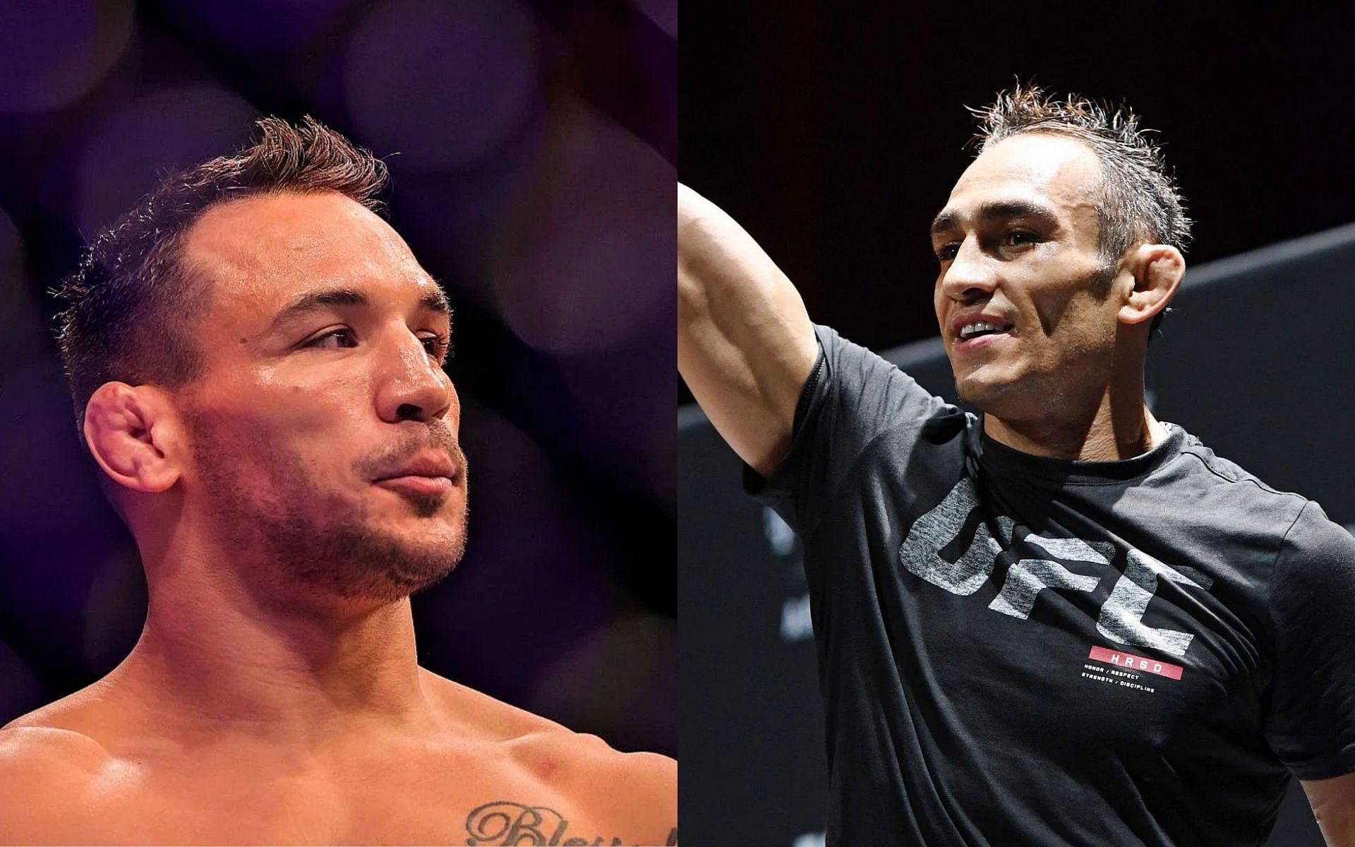 Michael Chandler (left) and Tony Ferguson (right)