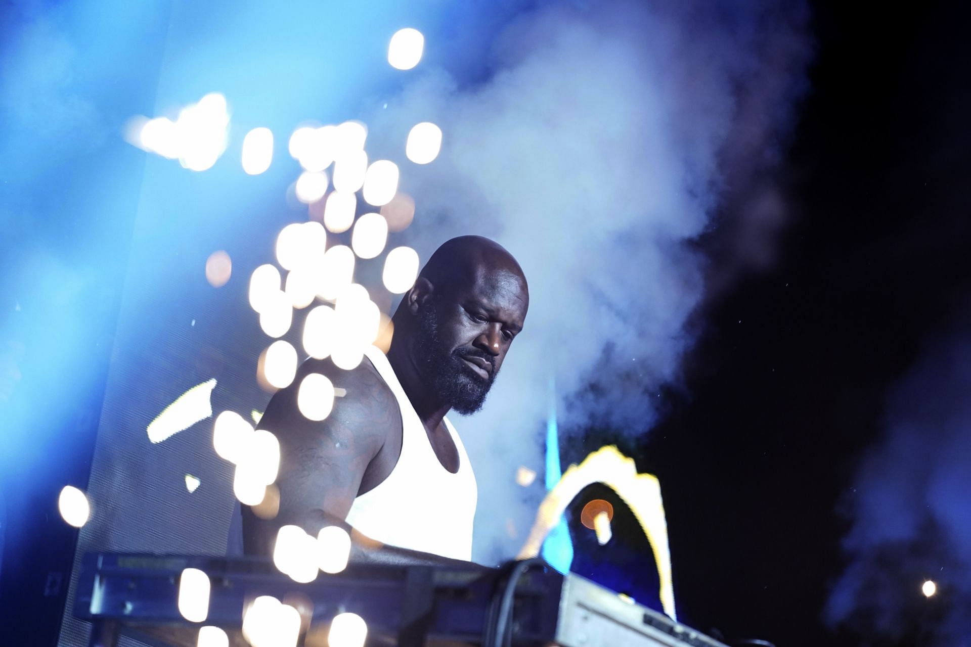 Shaquille O&#039;Neal is also a DJ (Image via Getty Images)