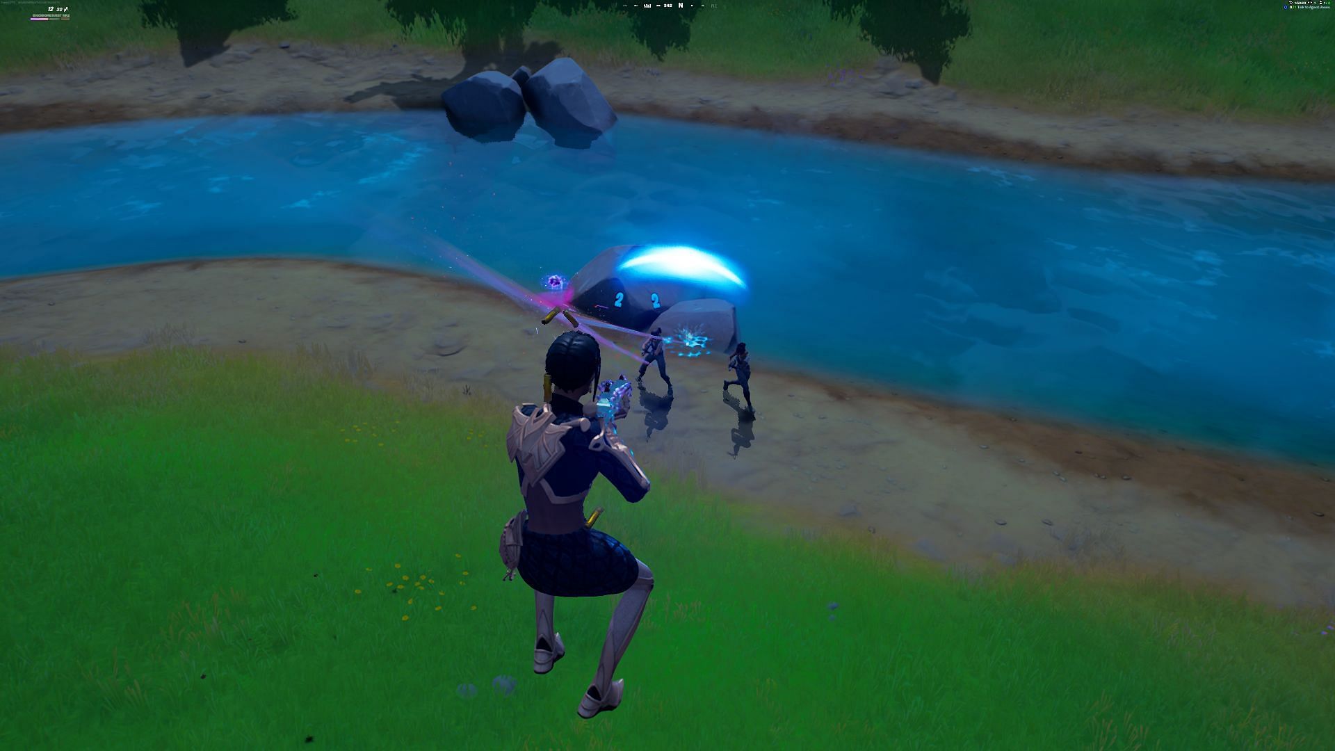 Jumping and shooting in Fortnite is an effective strategy (Image via Epic Games/Fortnite)