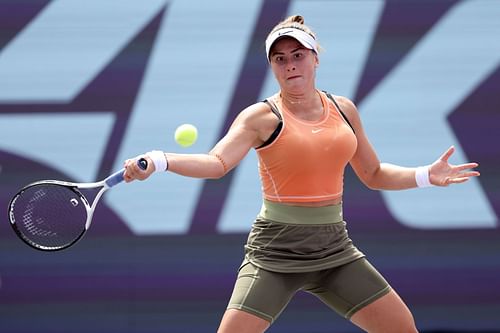 Bianca Andreescu at the WTA Guadalajara Open Akron 2022