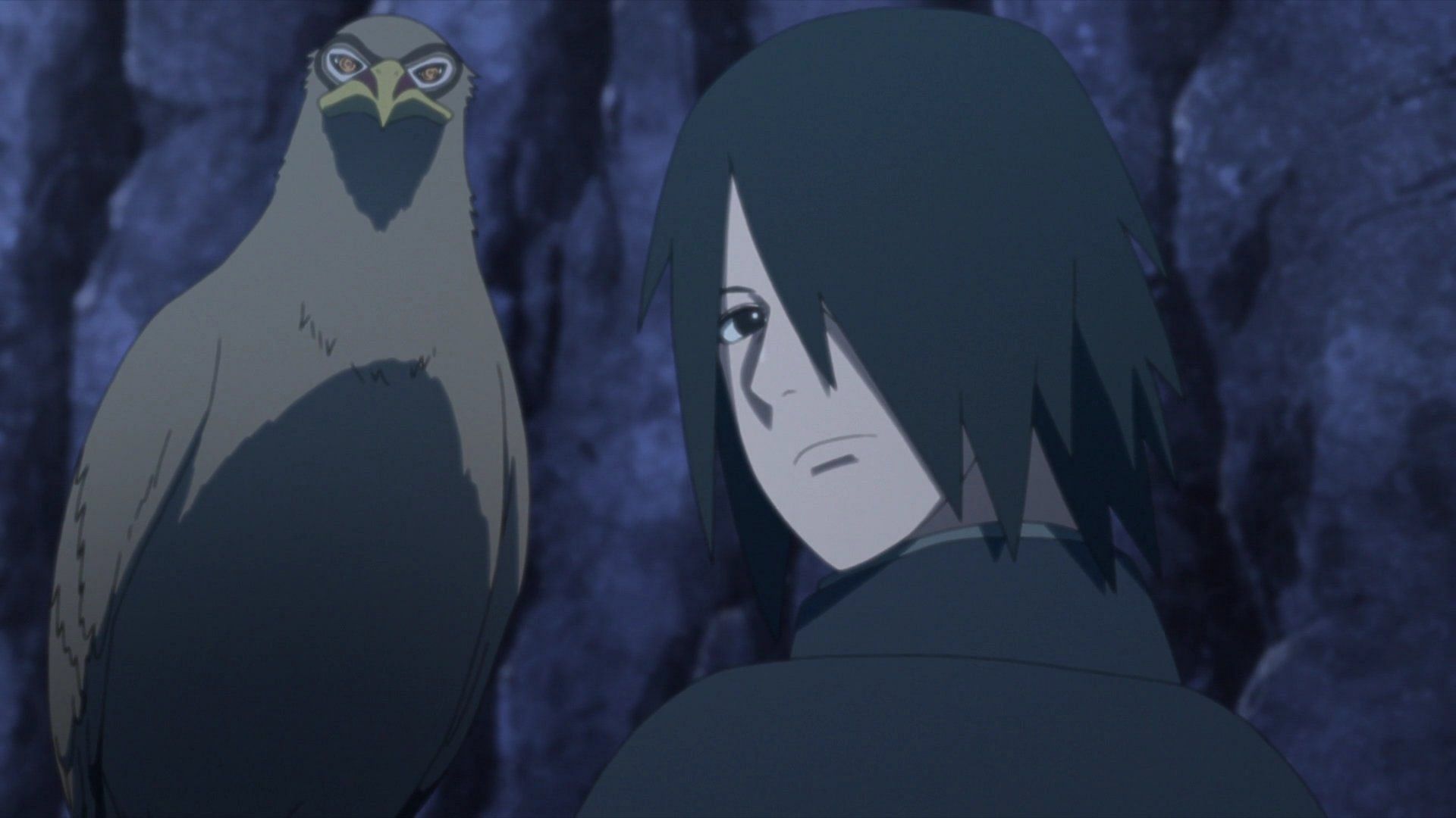 A smart move by Sasuke helped free Yuki while permanently shutting down Mozu&#039;s trade (Image via Studio Pierrot)