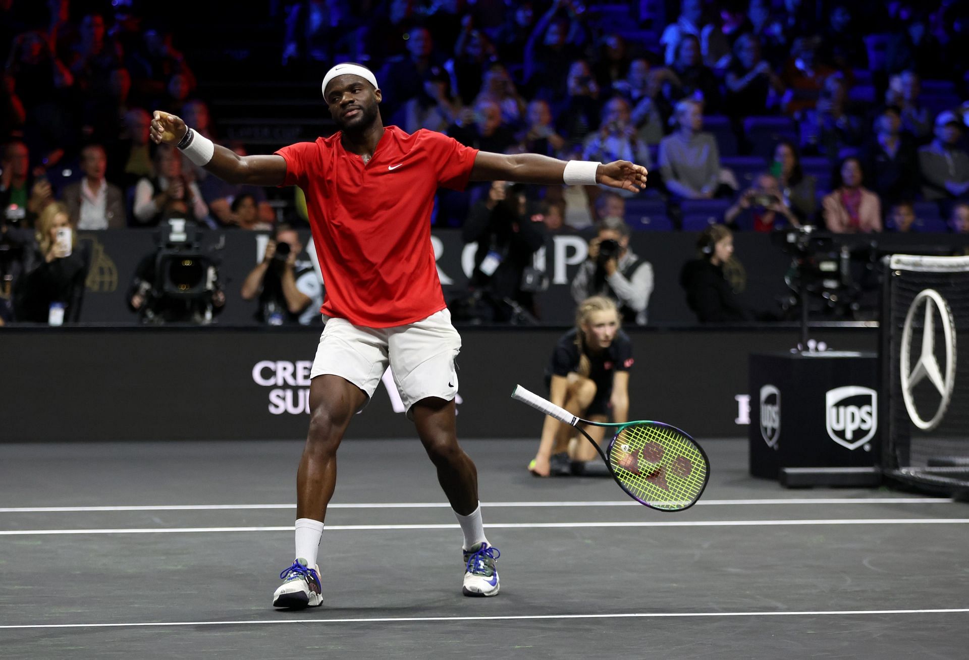 Frances Tiafoe at the 2022 Laver Cup.