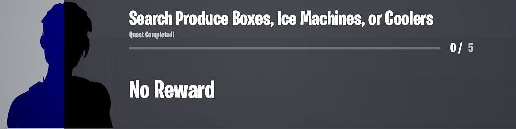 Search five Produce Boxes, Ice Machines, or Coolers for 20,000 XP (Image via Twitter/iFireMonkey)