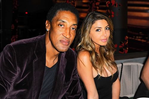 Scottie Pippen and ex-wife Larsa.