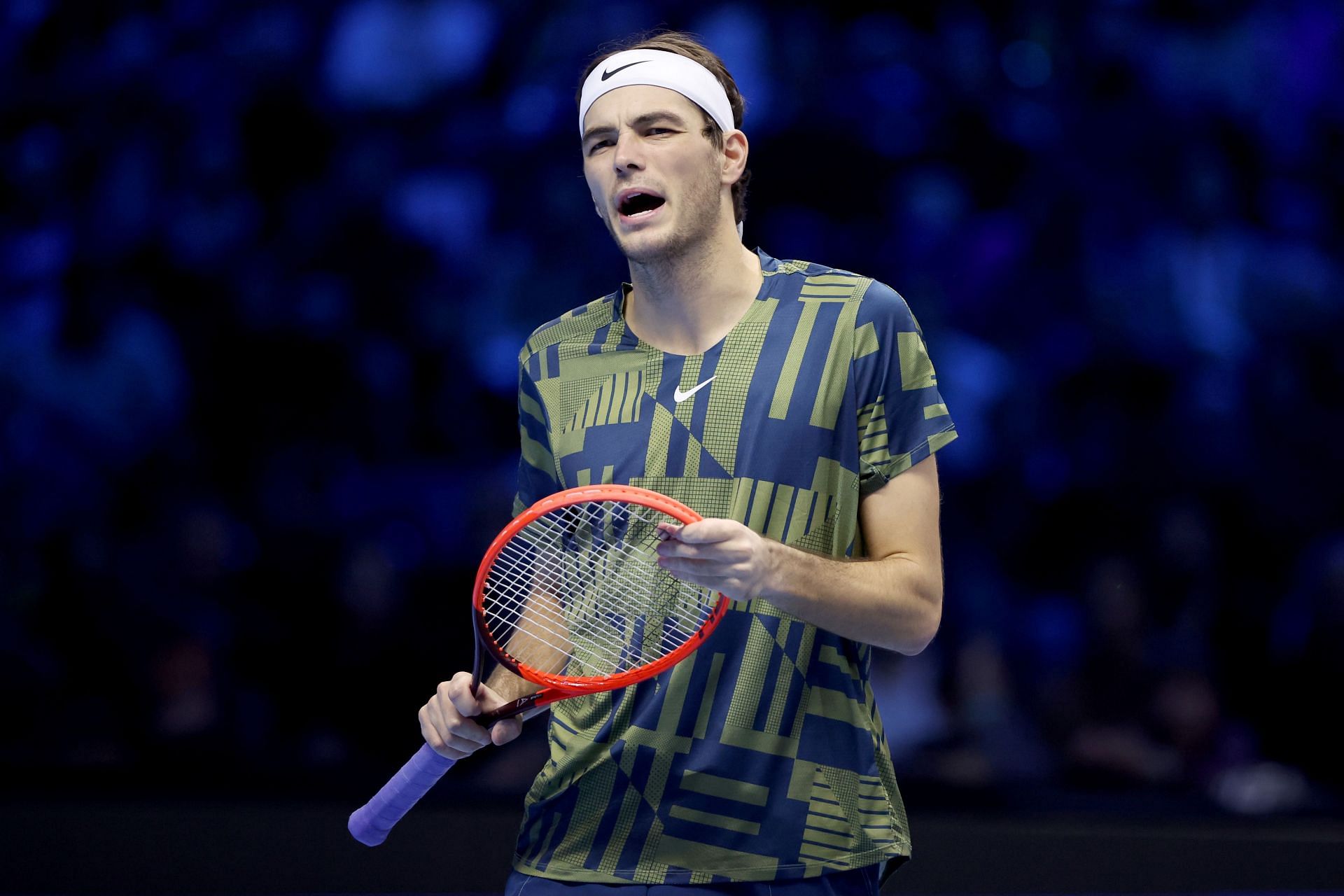 Taylor Fritz at the Nitto ATP Finals - Day Five.