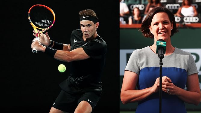 "Suprised we're seeing him again this year"- Lindsay Davenport on Rafael Nadal's return to action at Paris Masters not long after becoming a father